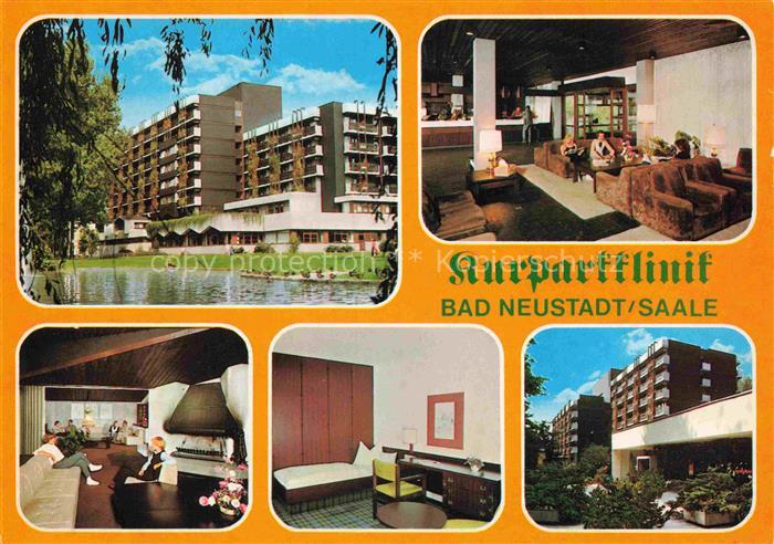 Bad Neustadt Saale Bayern Kurparklinik Aufenthaltsraum Patientenzimmer Park