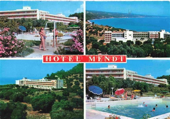Halkidiki Chalkidiki Greece Hotel Mendi Swimming Pool Kuestenpanorama