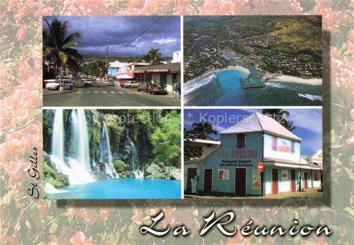 St-Gilles-Les-Bains Réunion Centre Ville Port Cascade des Aigrettes Chez Loulou