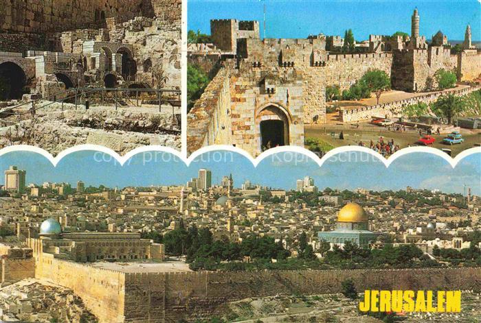Jerusalem Yerushalayim Israel Panorama Teilansichten
