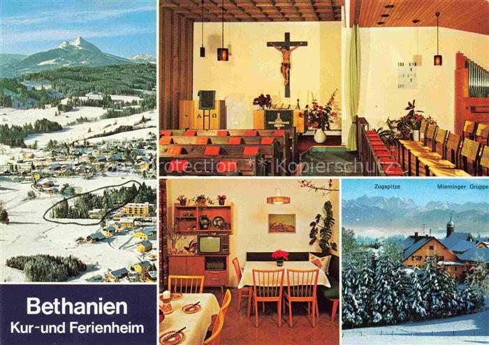 Oy Bad Mittelberg Oberallgaeu Bayern Kur- und Ferienheim Bethanien Kapelle Gastr