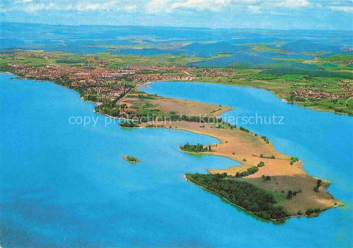 Radolfzell Bodensee mit Halbinsel Mettnau