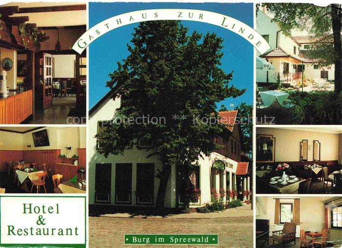 Burg Spreewald Brandenburg Gasthaus zur Linde Hotel Restaurant