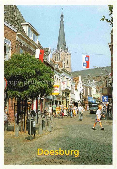 Doesburg NL Kerkstraat met Martinitoren