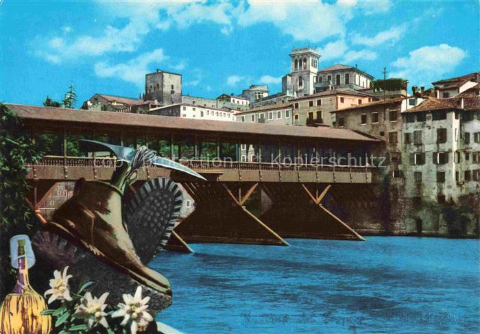 Bassano del Grappa Veneto IT Il ponte degli Alpini