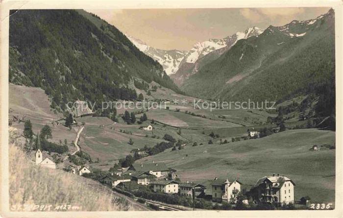 St Jodok Tirol AT Panorama Alpen