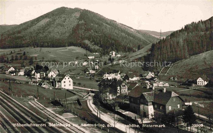 Steinhaus Semmering Niederoesterreich AT Panorama Hoehenluftkurort