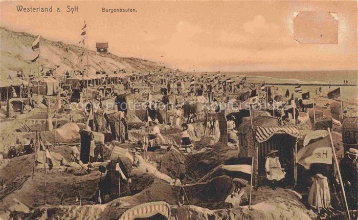 WESTERLAND Sylt Burgenbauten am Strand