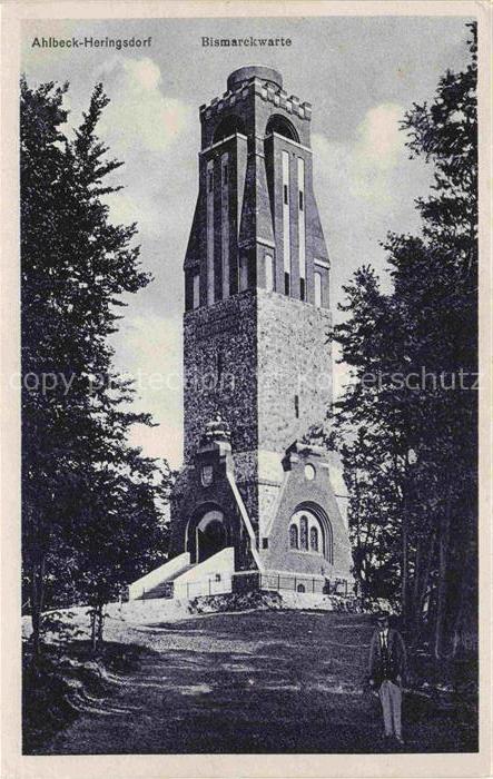 AHLBECK HERINGSDORF Insel Usedom Ostseebad Bismarckwarte