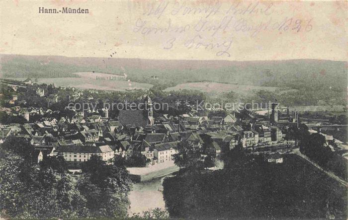 Hann Muenden Hannoversch Muenden Goettingen Panorama