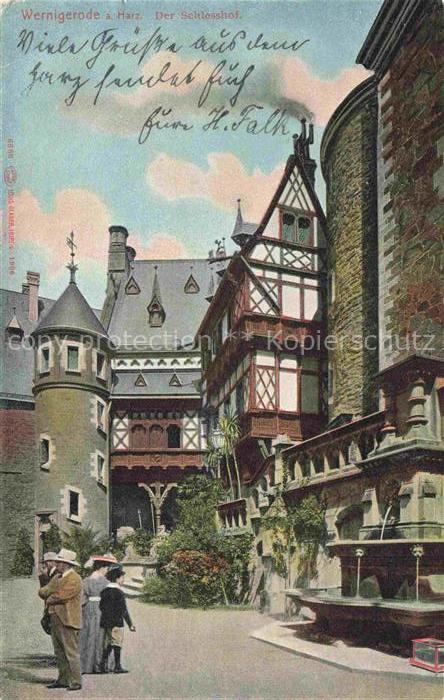 Wernigerode Harz Schlosshof