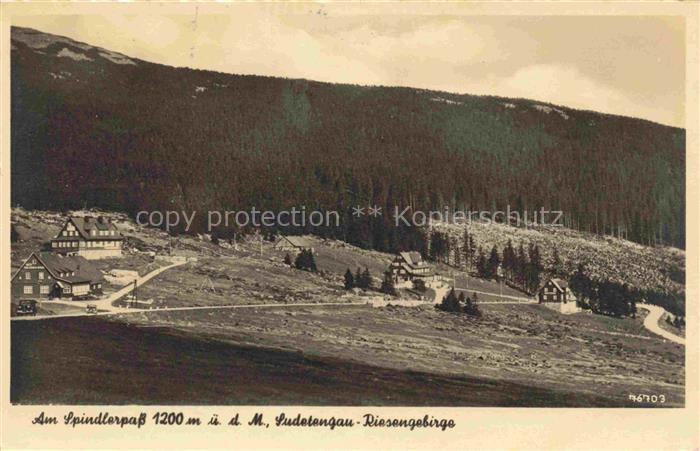 Spindlermuehle Spindleruv Mlyn CZ Am Spindlerpass Sudetengau Riesengebirge