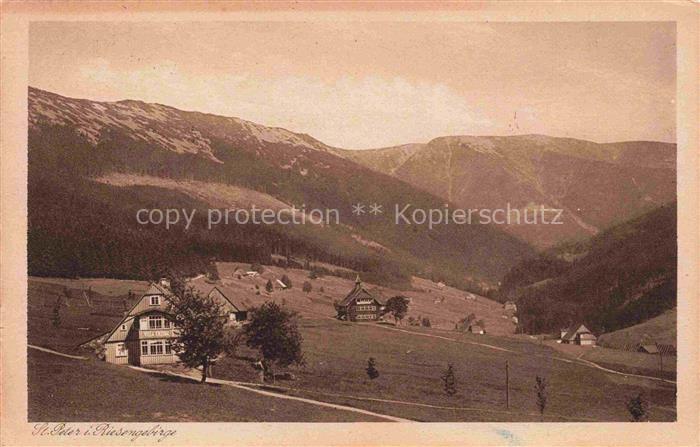 St Peter Riesengebirge Svaty Petr CZ Panorama