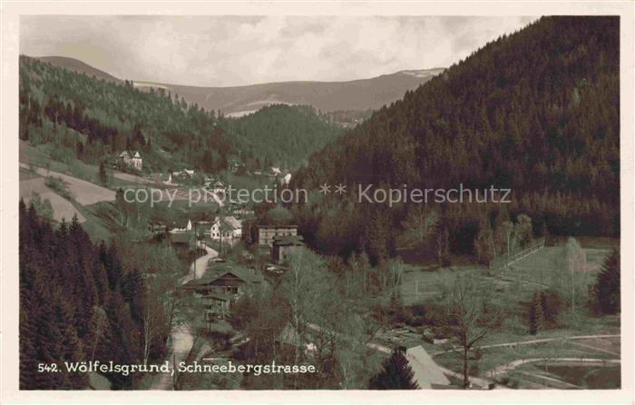 Woelfelsgrund Urnitztal Miedzygorze Glatz PL Panorama Schneebergstrasse Grafscha