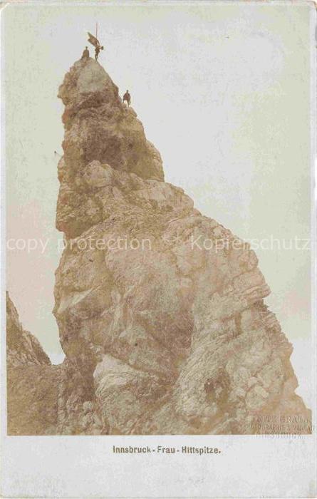 INNSBRUCK Tirol AT Frau Hittspitze Felsen