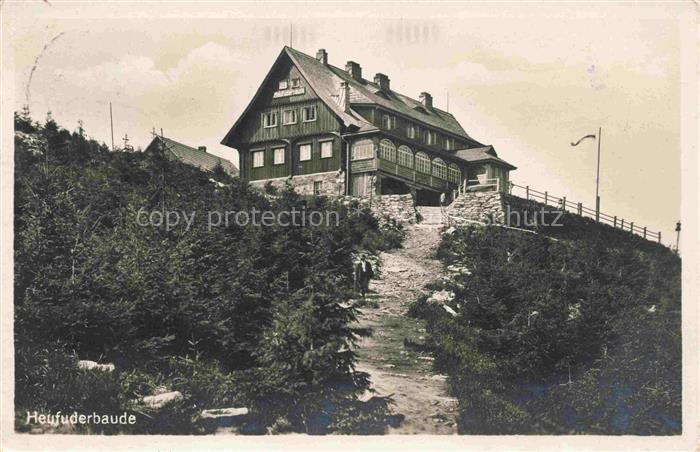 Bad Flinsberg Swieradow Zdroj PL Heufuderbaude Bergbaude im Isergebirge