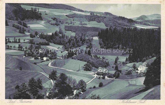 Bad Reinerz Niederschlesien Duszniki-Zdroj PL Panorama Kohlauer Tal Kupfertiefdr