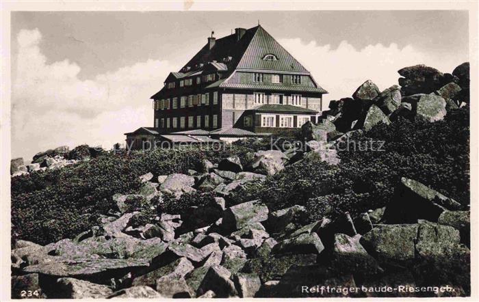 Schreiberhau Szklarska Poreba Riesengebirge PL Reiftraegerbaude