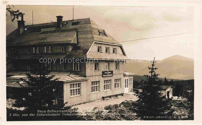 Johannisbad Janske Lazne Boehmen Riesengebirge CZ Neue Schwarzschlagbaude
