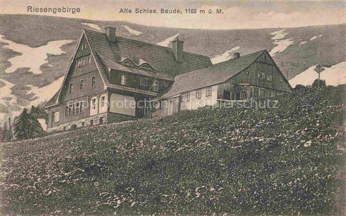 Schreiberhau Szklarska Poreba Riesengebirge PL Alte Schlesische Baude