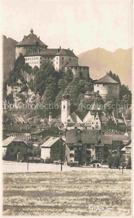 KUFSTEIN Tirol AT Teilansicht mit Schloss