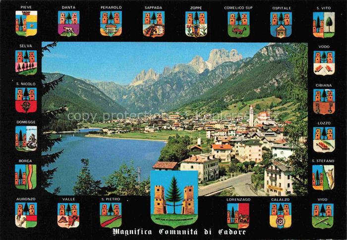 Auronzo di Cadore Veneto IT Panorama Dolomiten Wappen
