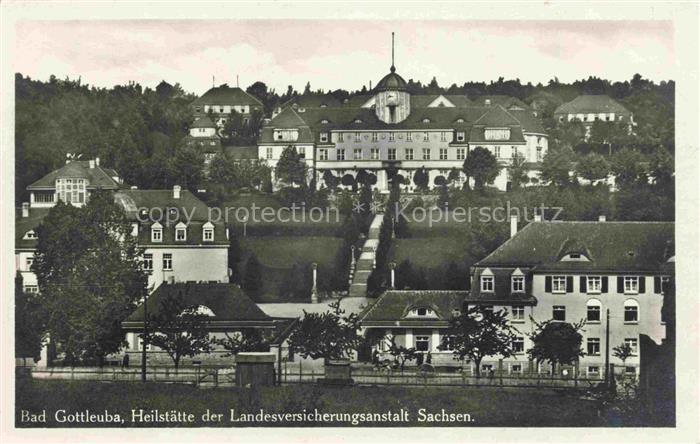 Bad Gottleuba-Berggiesshuebel Heilstaette der Landesversicherungsanstalt Sachsen