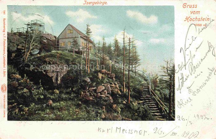 Bad Flinsberg Swieradow Zdroj PL Hochstein Baude im Isergebirge