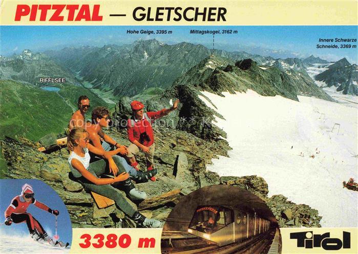 St Leonhard Pitztal Tirol AT Pitztal Gletscher Gebirgspanorama Bergwandern Glets