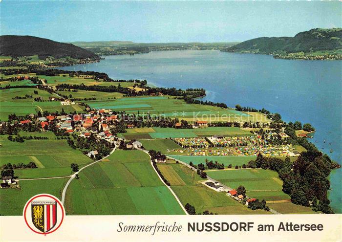 Nussdorf Attersee AT Panorama Sommerfrische