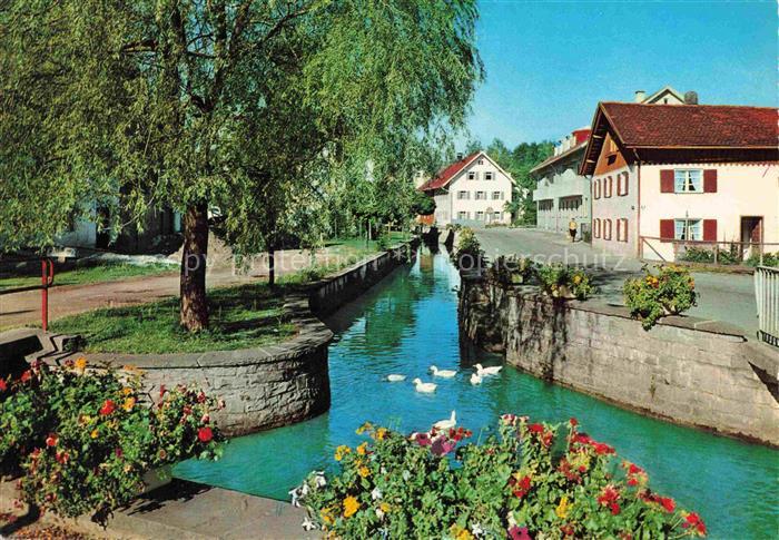 BAD WoeRISHOFEN Partie am Muehlbach Kneipp- Kur- und Heilbad