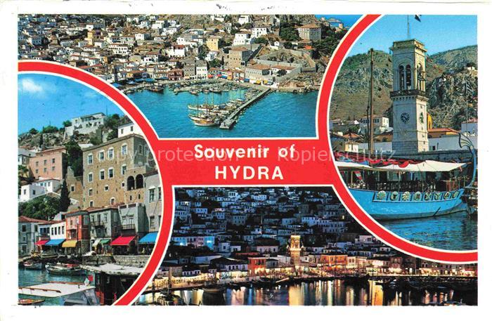 Hydra Ydra Hidra Idra Greece Hafenansichten Kirche