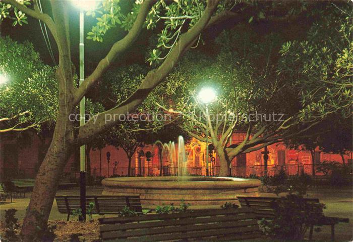 avola Syrakus Siracusa Sicilia IT Notturno Piazza Trieste