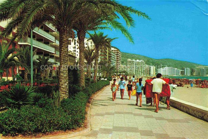 Cullera Valenciana ES Paseo Maritimo Strandpromenade