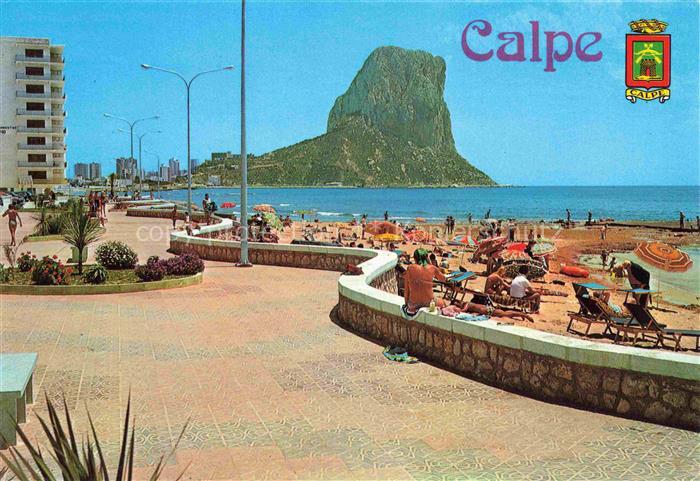 Calpe Calp Alicante ES Playa y Penón de Ifach
