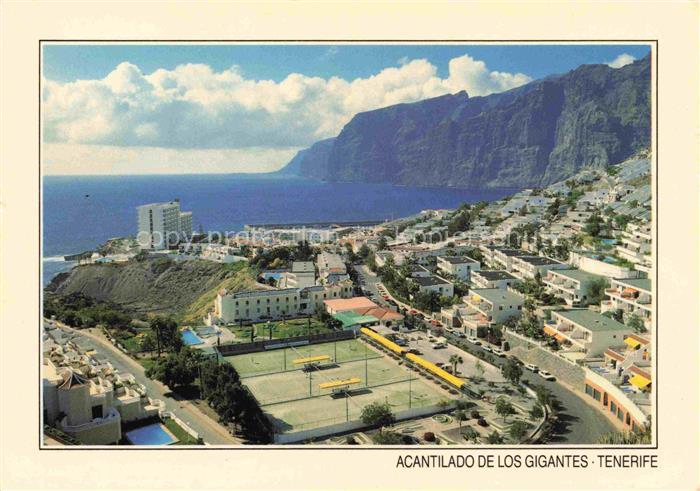 Tenerife Islas Canarias Spanien ES Acantilado de los Gigantes Panorama Tennisanl