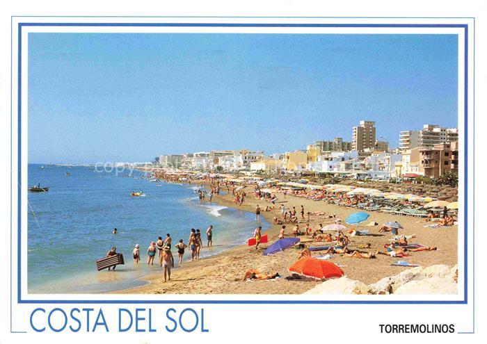 Torremolinos ES Kuestenpanorama Strand