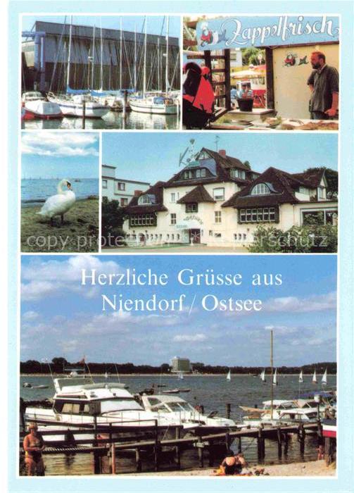 NIENDORF  Ostseebad Timmendorferstrand Seglerhafen Hotel Restaurant Zappelfrisch