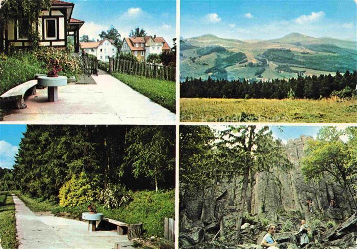 Soislieden Huenfeld Christliches Erholungsheim Landschaftspanorama Felsen