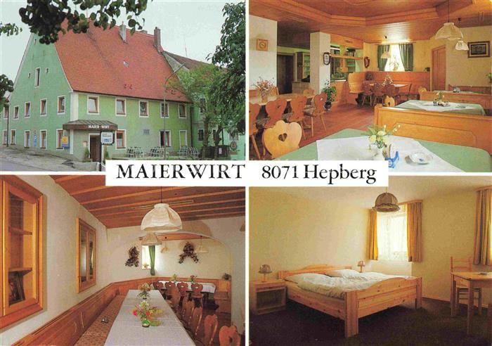 Hepberg Gasthaus Maierwirt Gastraum Fremdenzimmer