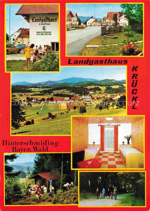 Hinterschmiding Panorama Hauptstrasse Landgasthaus Krueckl Fremdenzimmer