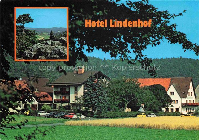 Hubmersberg Ring Hotel Lindenhof Landschaftspanorama Felsen
