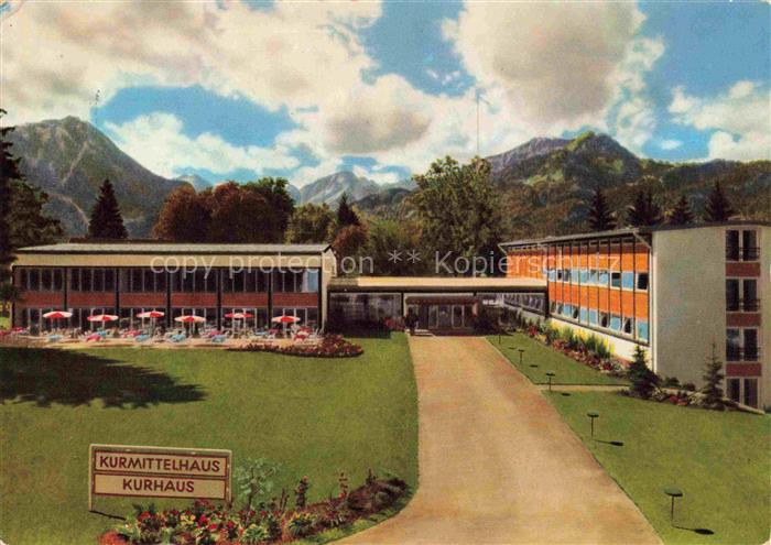 OBERSTDORF Bayern Kurmittelhaus Kurhaus Kurpark Allgaeuer Alpen
