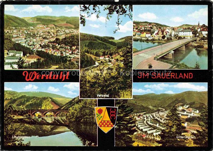 Werdohl Panorama Luftaufnahme Versetal Bruecke uetterlingsen