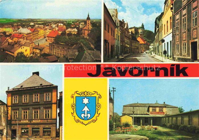 Javornik ve Slezsku Jauernig CZ Stadtpanorama Zentrum Hotel
