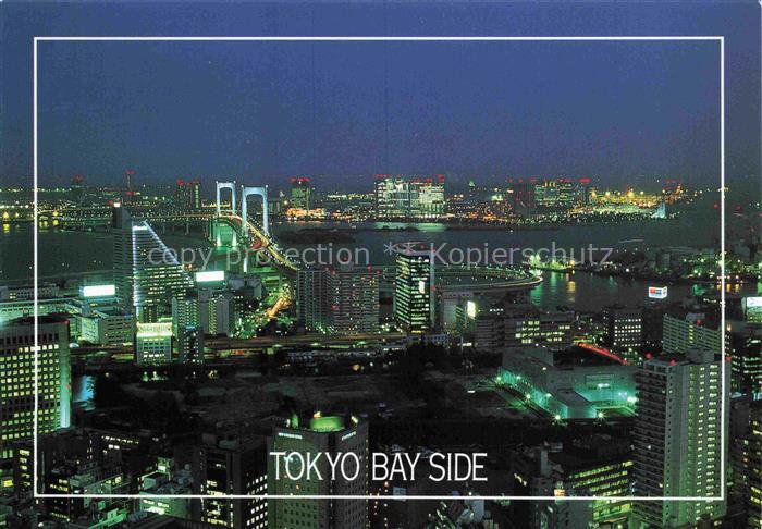 Tokyo TOKIO Japan Panorama Bay Side at night
