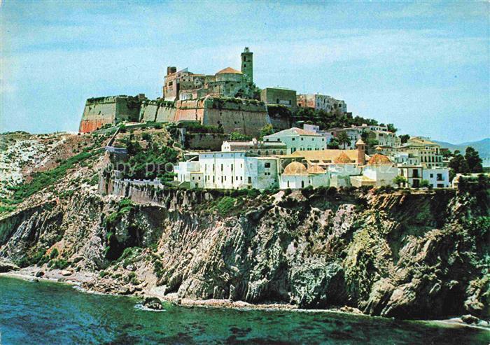 IBIZA Islas Baleares ES Catedral y castillo