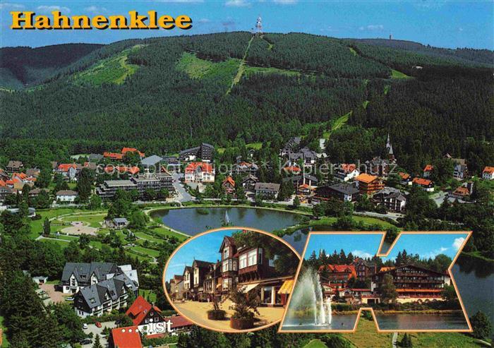 Hahnenklee-Bockswiese Harz Panorama Luftaufnahme Kur- und Wintersportplatz Ortsz