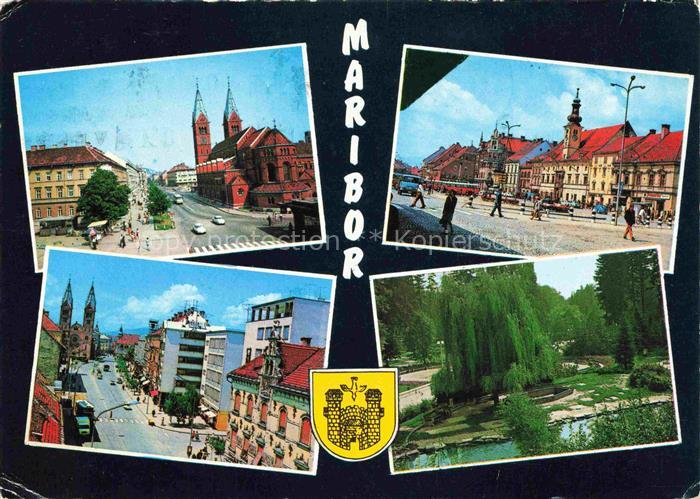 MARIBOR Marburg Drau Steiermark Slovenia Motive Stadtzentrum Park