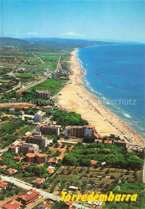 Torredembarra Tarragones ES Kuestenpanorama Strand
